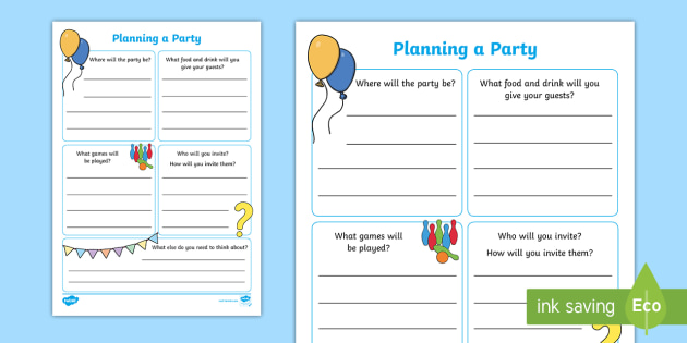 planning-a-party-worksheet-teacher-made