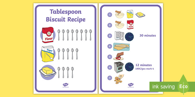 Tablespoon Biscuit Recipe Teacher Made