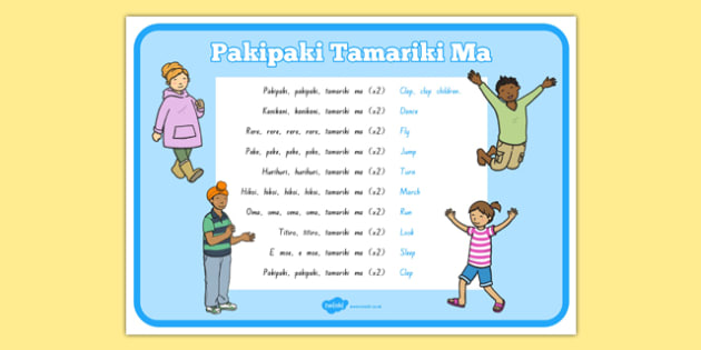 Pakipaki Tamariki Ma - Te Reo Māori Children's Song