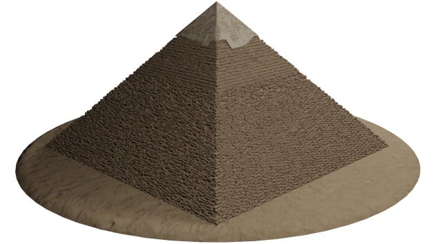 Pyramids of Giza Augmented Reality (AR) Quick Look Model