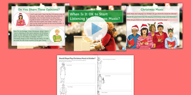 When Is It Ok To Start Listening To Christmas Music Debate Pack