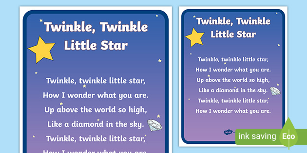 Teaching Form with Twinkle, Twinkle, Little Star for the Elementary Music