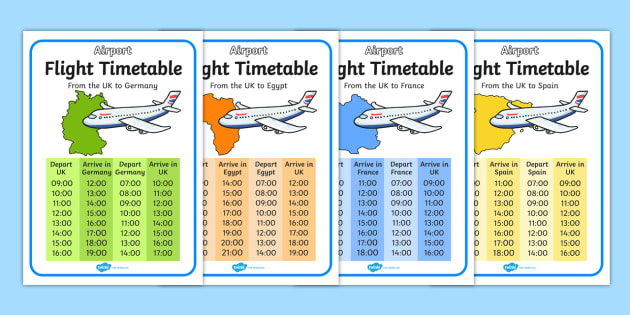 Airport International Flight Timetable - Airport, role play