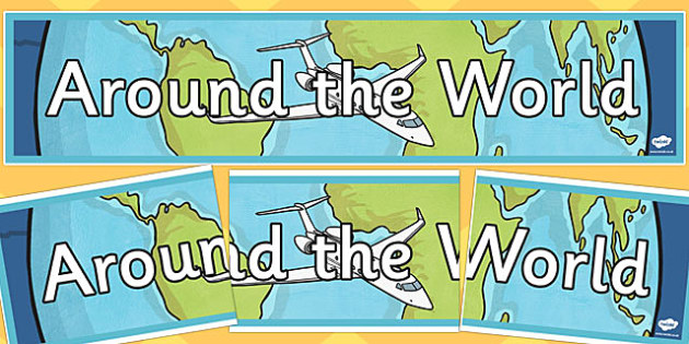 Around the World Display Banner