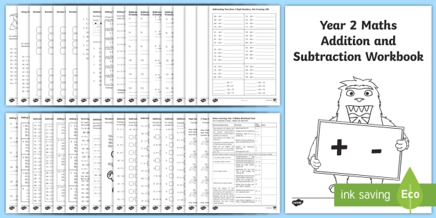 year 2 maths worksheets addition and subtraction