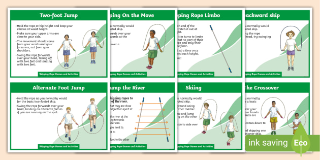 Skipping Rope Games and Activities Activity Pack