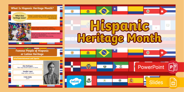 Hispanic Heritage Month PowerPoint & Google Slides 3rd-5th