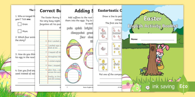 year 2 easter homework