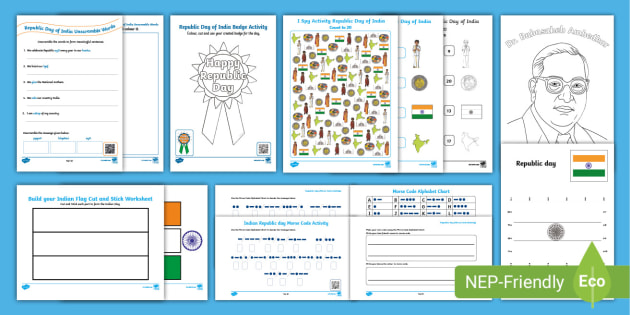 Republic Day Of India Resource Pack (teacher Made)