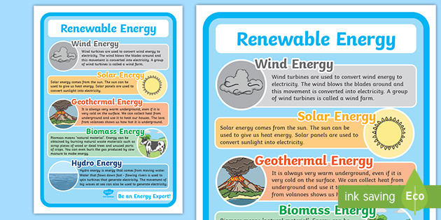 advantages of renewable energy assignment