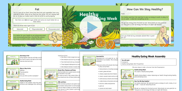 Healthy Eating Assembly Pack (teacher made)