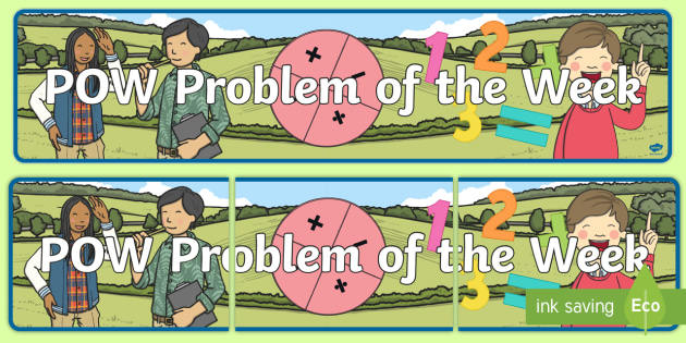 Problem Of The Week Banner