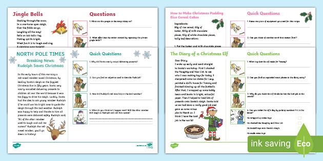 English Reading Skills | 1-Minute Reading | Christmas