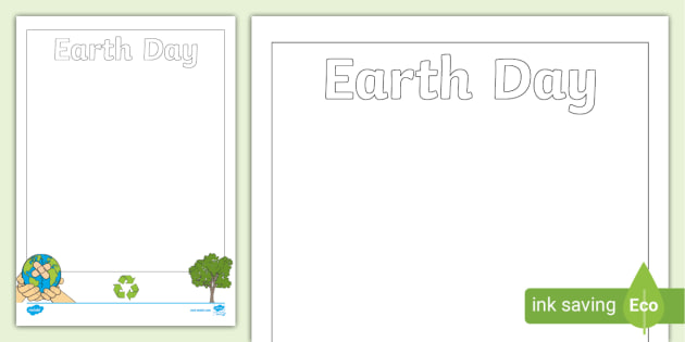 Earth Day Poster Activity (teacher made)