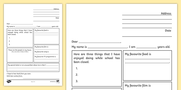 Pen Pal Letter Set Letters With Friends and Family Letter and Game  Templates 