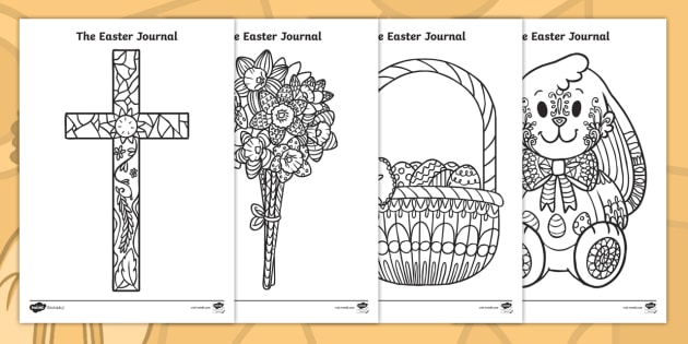 the easter journal easter mindfulness coloring pages