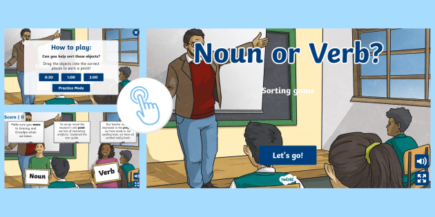 ks2-noun-or-verb-interactive-sorting-game