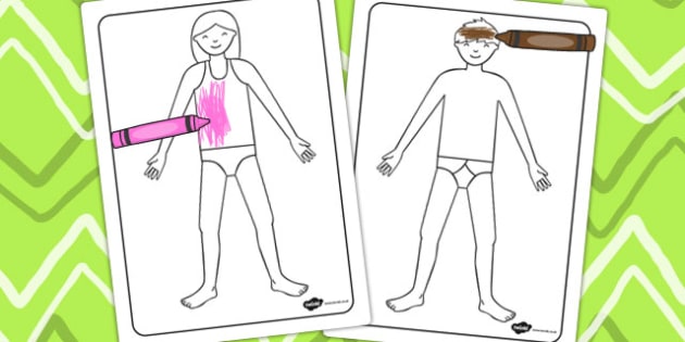 850 Boy And Girl Body Coloring Pages , Free HD Download