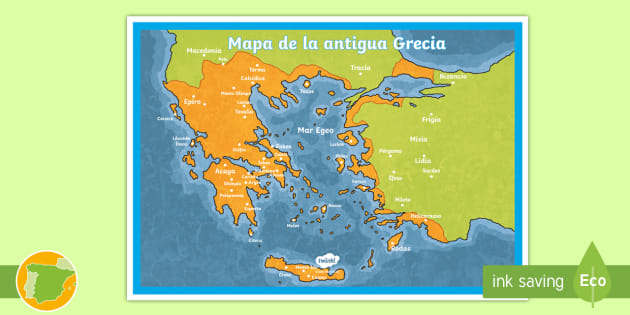 Poster Mapa Antiguo EspaÃ±a