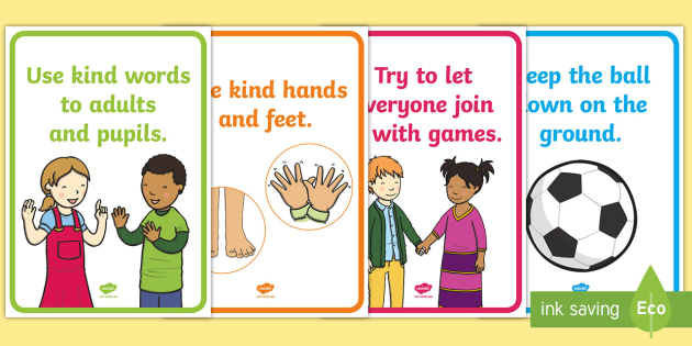 playground rules clipart