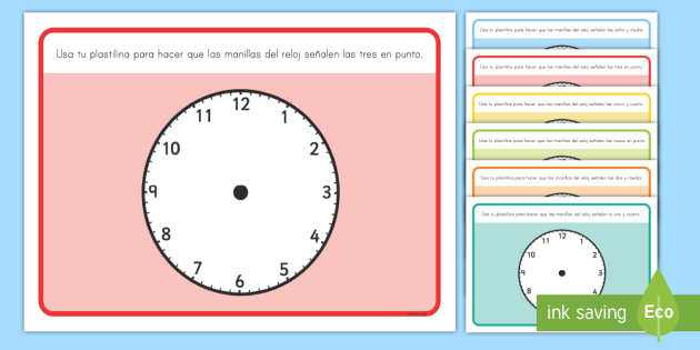 Reloj Que Da La Hora Con Letras