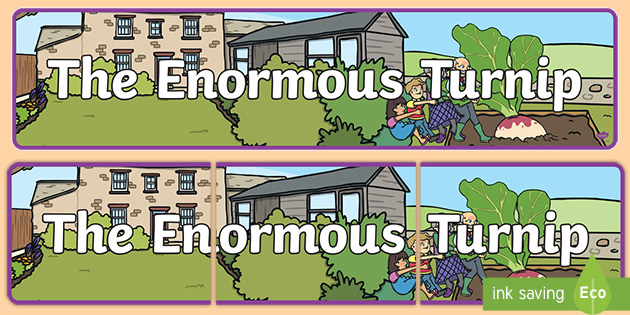 Free The Enormous Turnip Display Banner Teacher Made