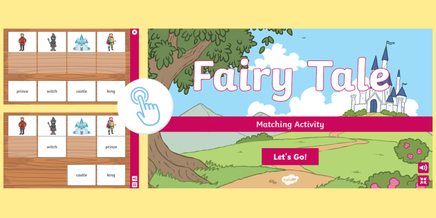 Fairy Tale Interactive Matching Activity