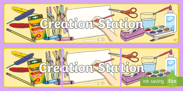 Creation Station Clip Art