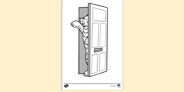 FREE! - FREE! - Tiger Leaving Colouring Sheet - Primary Resources