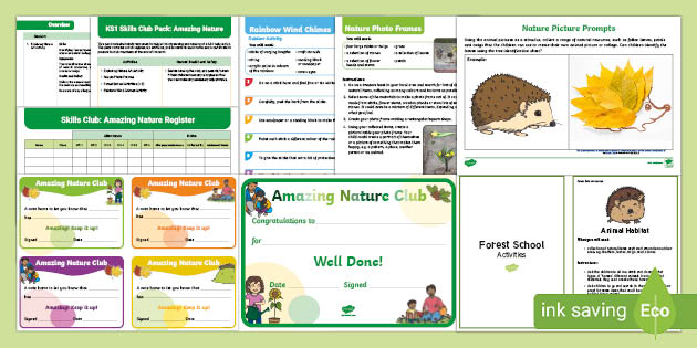 KS1 Skills Club Pack: Amazing Nature