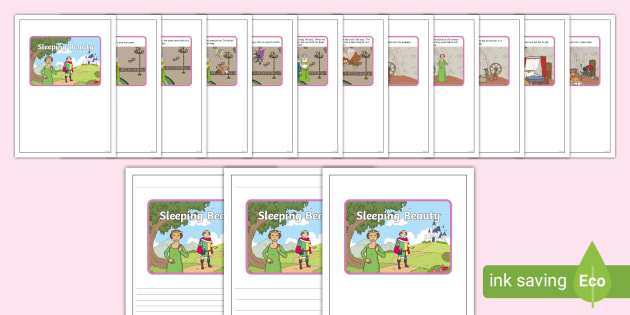 FREE! - Sleeping Beauty Story Writing Frames (teacher made)