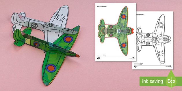 Simple WW2 Spitfire Paper Craft Activity Teacher Made Lupon gov ph