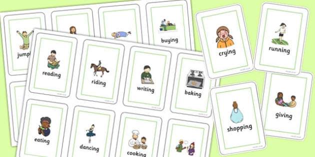 Two Syllable Final 'ng' Sound Flash Cards (teacher made)