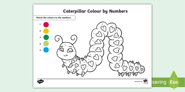 Caterpillar Colors Worksheets 99worksheets