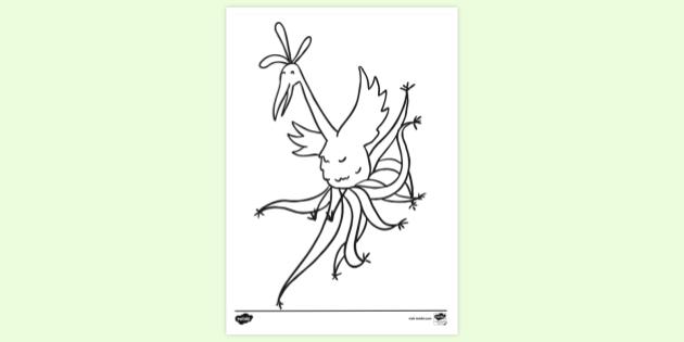 FREE! - Roly Poly Bird Colouring Sheet | Colouring Page