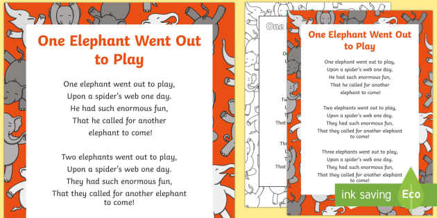 gund elephant song lyrics