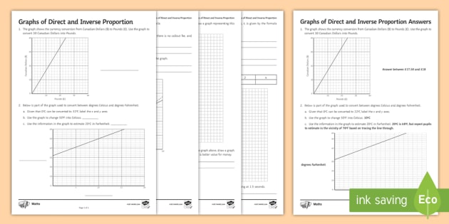 👉 Real Life Graphs Worksheet (teacher Made)