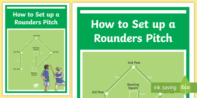 How to set up a Rounders Pitch Adult Guidance (teacher made)