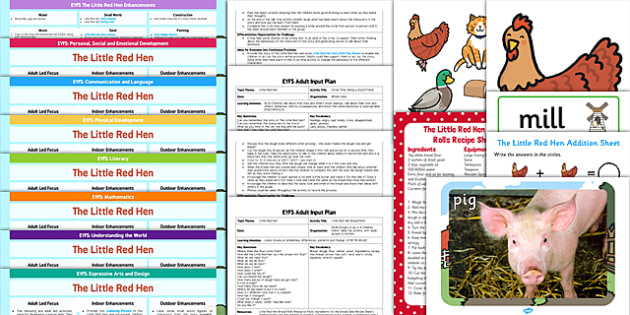 Eyfs The Little Red Hen Lesson Plan Enhancement Ideas And Resources Pack