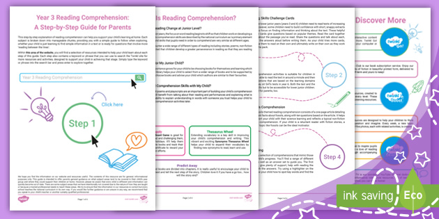 Year 3 Reading Comprehension: A Step-by-Step Guide Parents