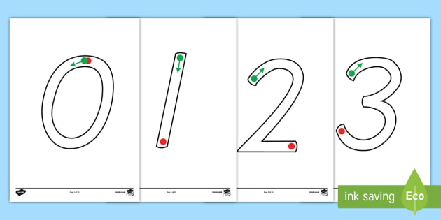 Free Large Tracing Numbers Dotted Version Teacher Made Free Large Tracing Numbers Dotted Version Teacher Made