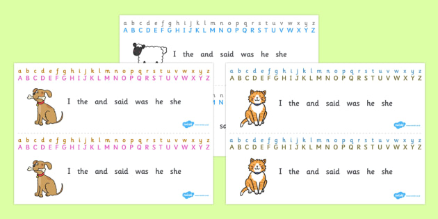 FREE!  Alphabet Strips (General)  Alphabet, Learning letters, Writing aid