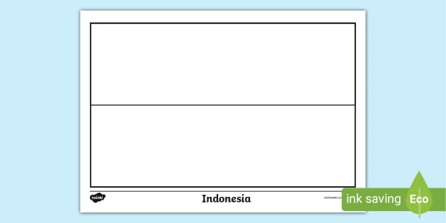 FREE! - Indonesia Flag Colouring - Primary Resources