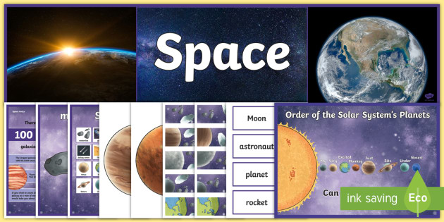 Ready Made Space Display Pack Primary Resources