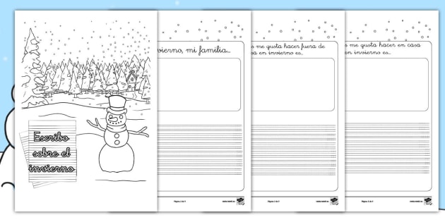 Cuadernillo de actividades: Diario de invierno