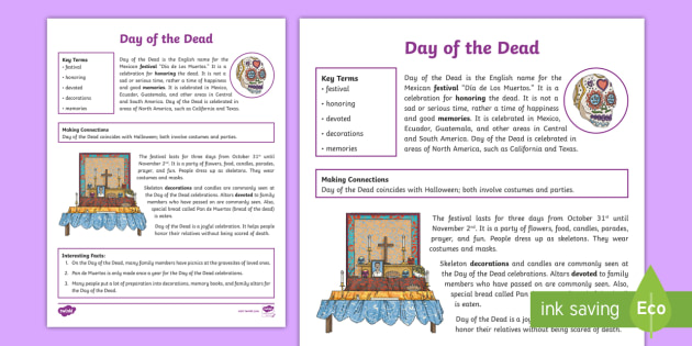 third-grade-day-of-the-dead-fact-file-teacher-made