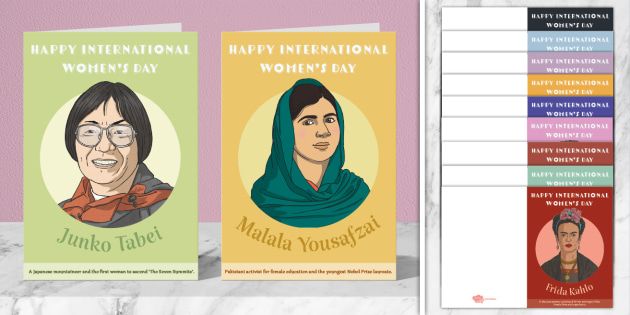 FREE! - International Women's Day Inspiring Women Greeting Card Pack