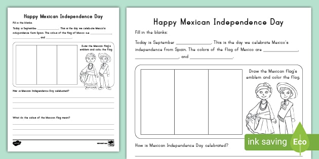 Mexican Independence Day Worksheet Answer Key