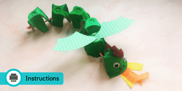 Dragon Craft Pack  Fantasy Crafts (Teacher-Made) - Twinkl