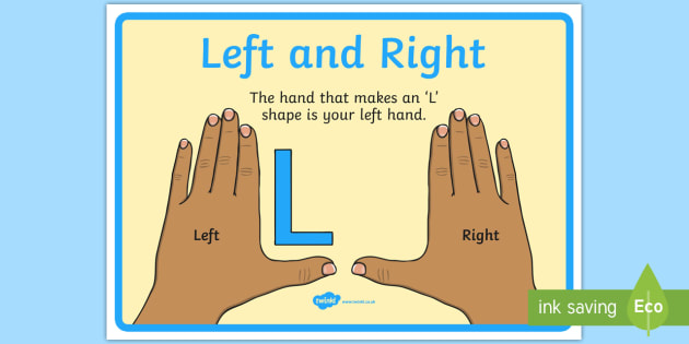 👉 Left and Right Display Poster (teacher made)